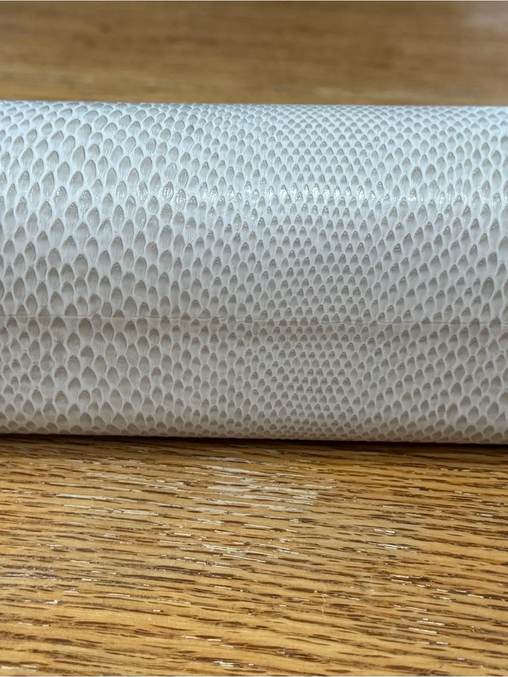 Jimmy Choo peared gray Sunglasses with Cream Textured Case